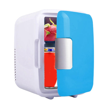 Car Refrigerator 12V Mini Portable Fridge 4L Portable Cooling Warming Freezer Food Drinke Cooling Storage Box Container For Auto