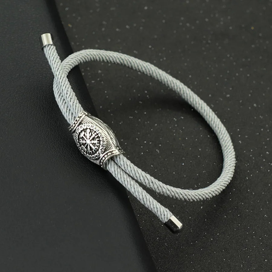 Noter Unique Rope Bracelet Men Handmade Adjustable Viking Braslet Homme Festival Accessories Husband Gift Pulsera Hombre Joias