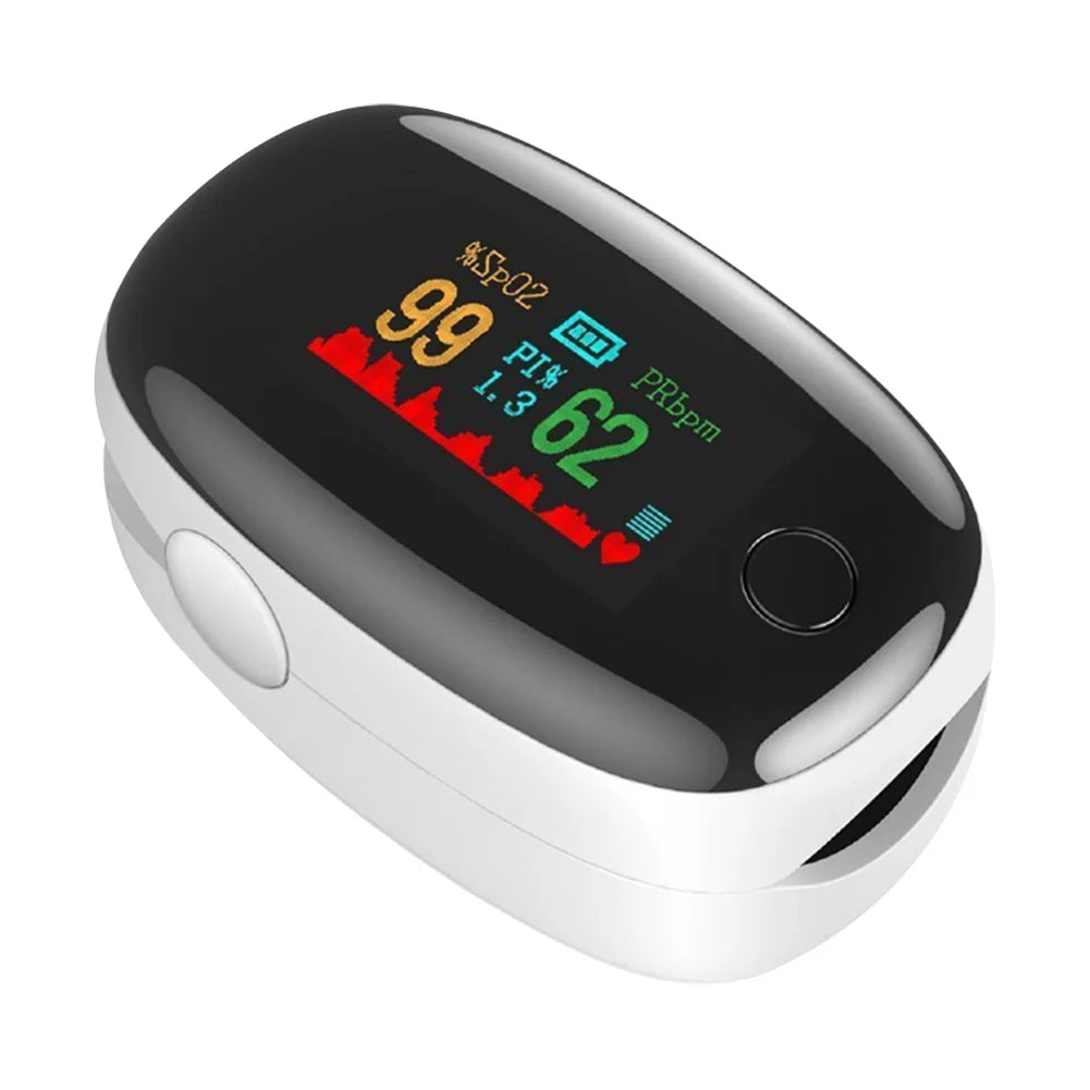 Finger Clip Pulse Monitor Reusable Blood Oxygen Saturation Detector Lightweight for Mountaineering Skiing Cycling Enthusiasts