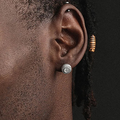Hip-hop Ice Studded Earring for Men