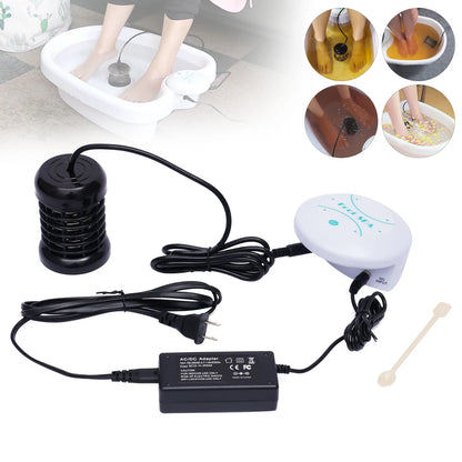 Ionic Detox Foot Bath Spa Machine Portable Salon Ion Aqua Foot Bath Cleanse Hine Beauty Kit