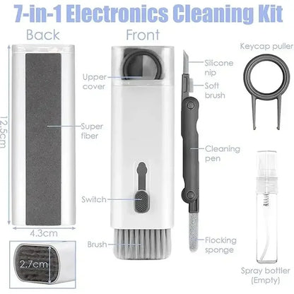 7 in 1 Computer Keyboard Cleaner Kit Earphones Cleaner Brush For AirPods Computer Tablet Laptop TV Screen Phone Cleaning Tools