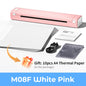 Phomemo M08F A4 Portable Thermal Printer 8.26"x11.69" A4 Thermal Paper Wireless Mobile Travel Printer Android iOS Laptop Printer