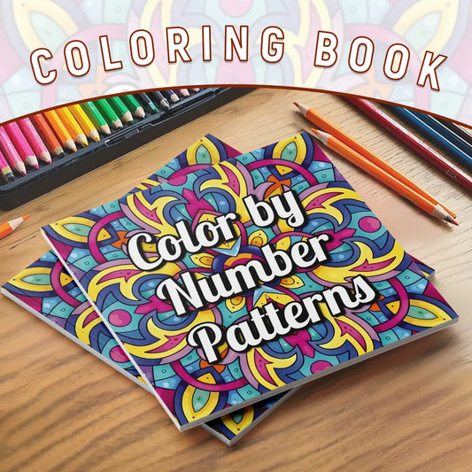 Adult Picture Book - Pattern Coloring Book for Stress Relief and Color Coordination Practice （no numbering）