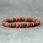 New Natural Coconut Husk Bracelet For Men Handmade Onyx Volcanic Rock Stone Beaded Braslet Leisure Accessories Meditation Joias