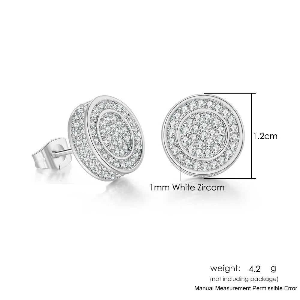 Hip-hop Ice Studded Earring for Men