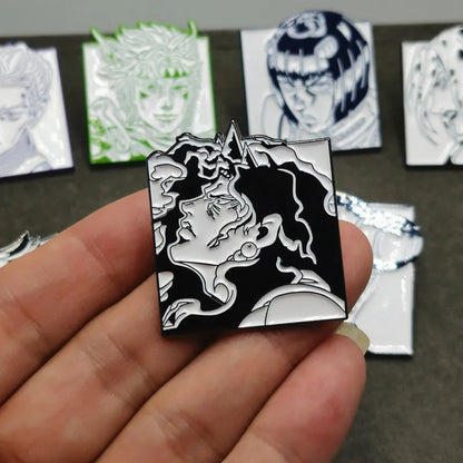 JoJos Bizarre Pins Metal