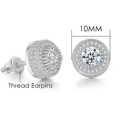 Hip-hop Ice Studded Earring for Men