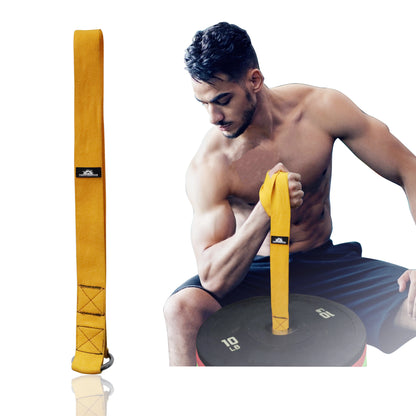 Arm Wrestling Strap Belt Loading Pin Strap for Barbell Plates Forearm Workout Extra Wide Long Webbing Home Fitness Equipment
