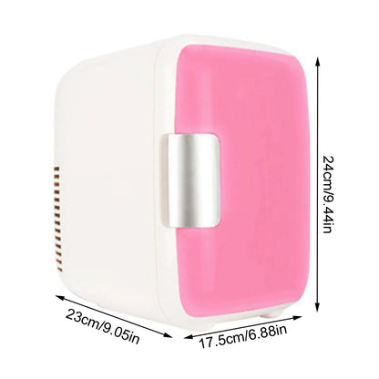 Car Refrigerator 12V Mini Portable Fridge 4L Portable Cooling Warming Freezer Food Drinke Cooling Storage Box Container For Auto