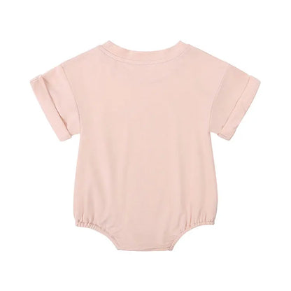 Bamboo Fiber Baby Girl Bodysuit Fashion Solid Short Sleeve Baby Boy Clothes Summer Newborn Clothes Knitted Romper 3-24 Months