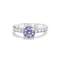 1.0 carat Simple Design Moissanite Ring with 4 Claw S925 Sterling Silver Women's Engagement Band Fashion fine Jewelry gift
