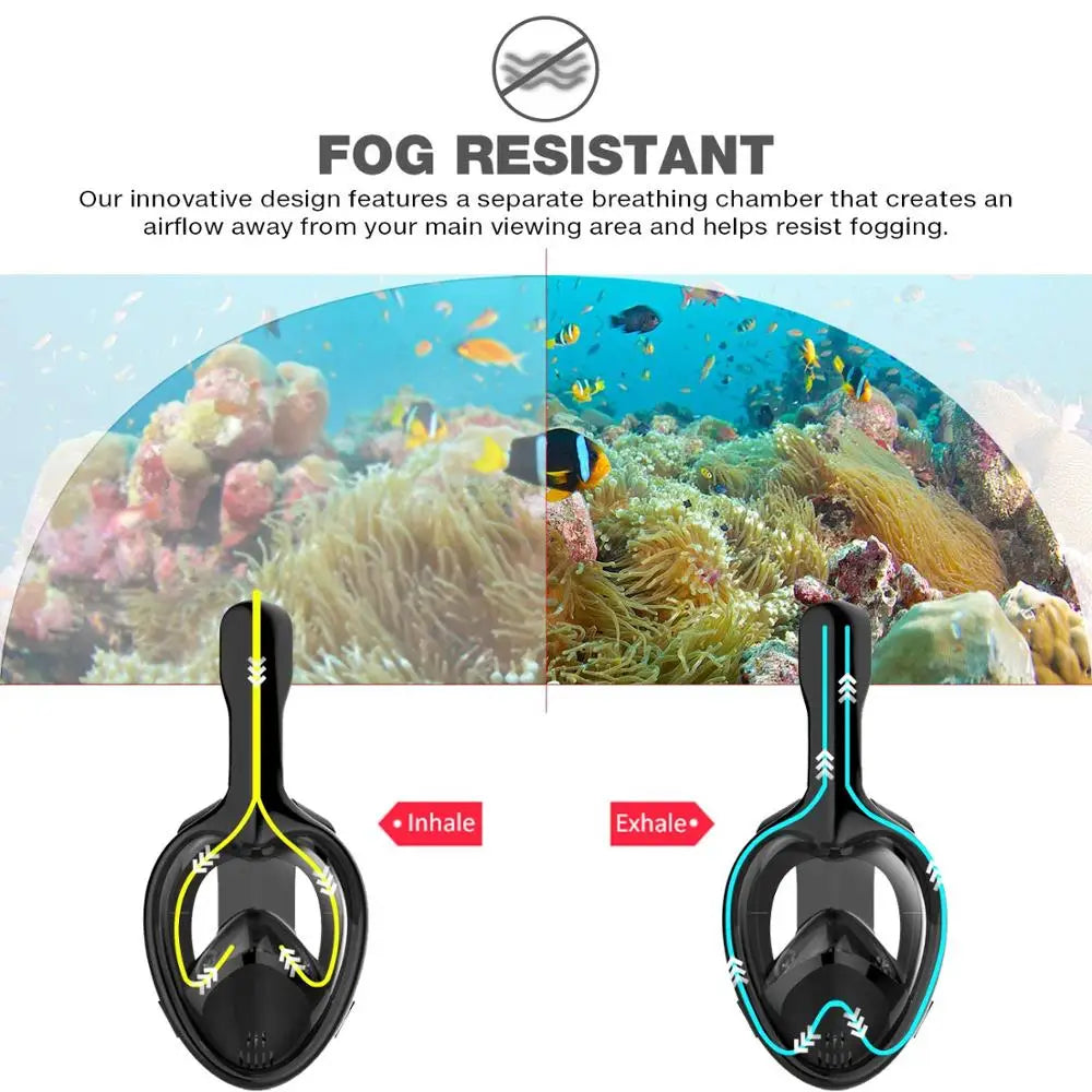 Scuba Anti Fog Full Face Diving Mask