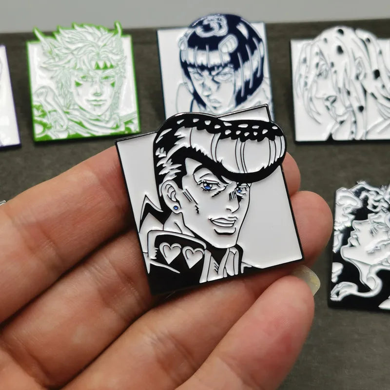 JoJos Bizarre Pins Metal
