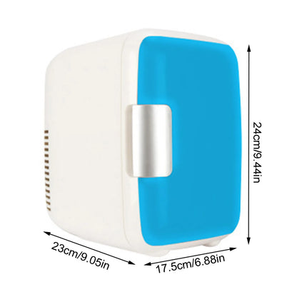 Car Refrigerator 12V Mini Portable Fridge 4L Portable Cooling Warming Freezer Food Drinke Cooling Storage Box Container For Auto