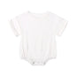 Bamboo Fiber Baby Girl Bodysuit Fashion Solid Short Sleeve Baby Boy Clothes Summer Newborn Clothes Knitted Romper 3-24 Months