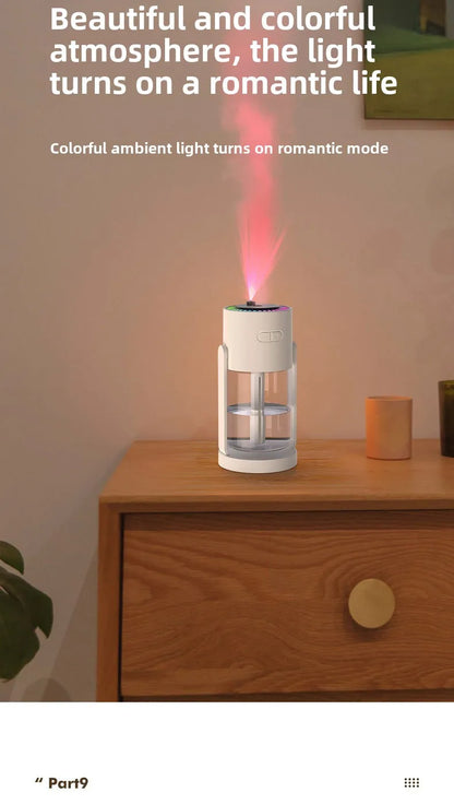 Star Projection Device Humidifier USB Ultrasonic Car Air Humidifier Household Hydrating Nebulizer