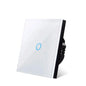 EU Touch Switch AC100-240V Led backlight Panel Tempered Crystal Glass wall Light sensory Switches 1/2/3 Gang Interruttore