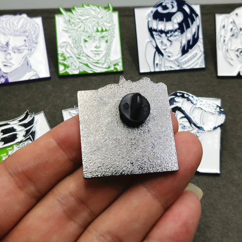 JoJos Bizarre Pins Metal