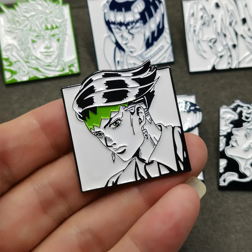 JoJos Bizarre Pins Metal