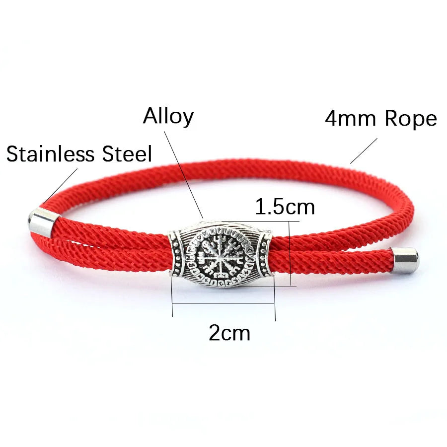 Noter Unique Rope Bracelet Men Handmade Adjustable Viking Braslet Homme Festival Accessories Husband Gift Pulsera Hombre Joias