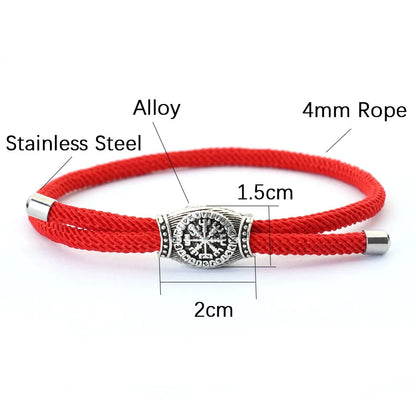Noter Unique Rope Bracelet Men Handmade Adjustable Viking Braslet Homme Festival Accessories Husband Gift Pulsera Hombre Joias
