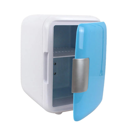 Car Refrigerator 12V Mini Portable Fridge 4L Portable Cooling Warming Freezer Food Drinke Cooling Storage Box Container For Auto