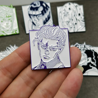 JoJos Bizarre Pins Metal