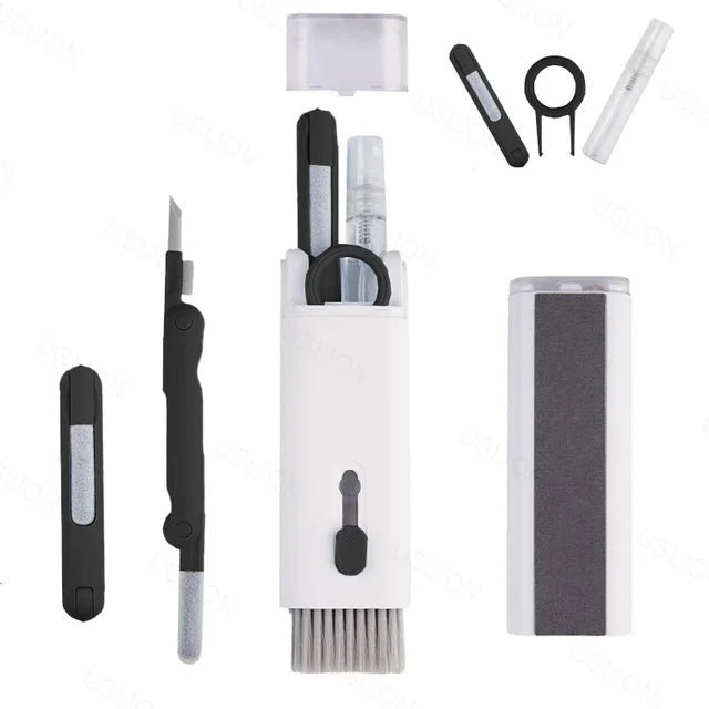 7 in 1 Computer Keyboard Cleaner Kit Brush Cleaning Pen For AirPods Laptop Bluetooth Earphones Clean Tools Keycap Puller Set