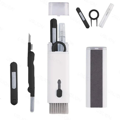 7 in 1 Computer Keyboard Cleaner Kit Brush Cleaning Pen For AirPods Laptop Bluetooth Earphones Clean Tools Keycap Puller Set