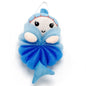 Baby bath flower ball, cute cartoon mermaid for children, soft and non scattering bath ball, bubble net