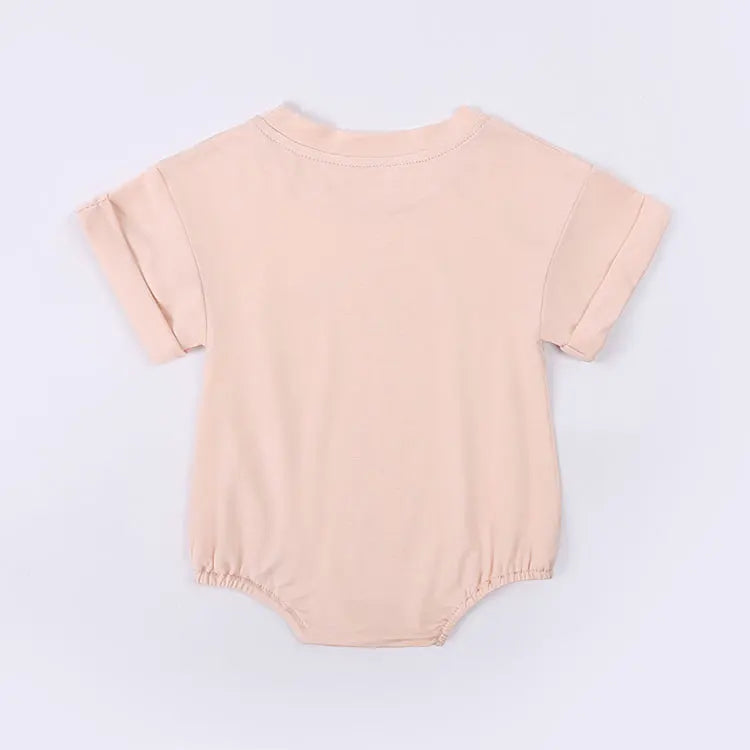 Bamboo Fiber Baby Girl Bodysuit Fashion Solid Short Sleeve Baby Boy Clothes Summer Newborn Clothes Knitted Romper 3-24 Months