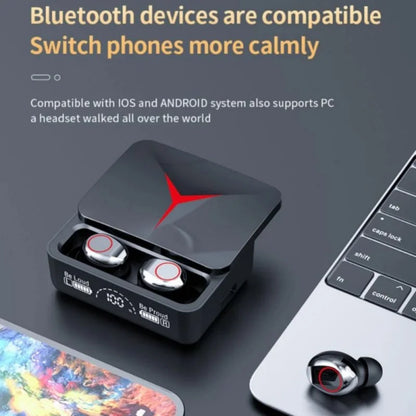 M90 Pro TWS Wireless Headphones with Microphone Bluetooth 5.3 Earphones High Quality Stereo Earbuds Sports Waterproof Headsets