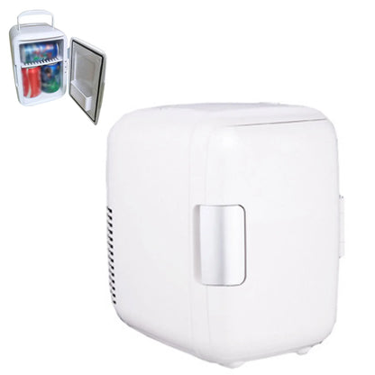 Car Refrigerator 12V Mini Portable Fridge 4L Portable Cooling Warming Freezer Food Drinke Cooling Storage Box Container For Auto