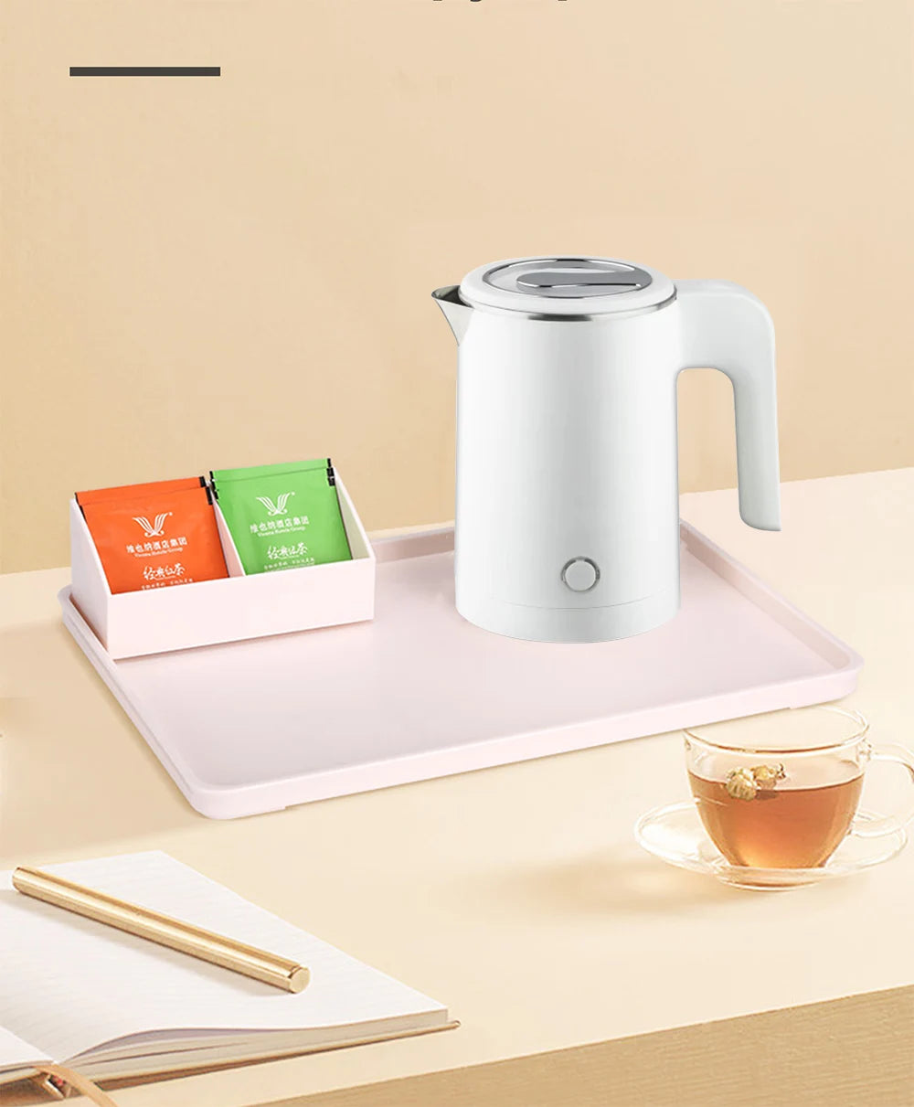 0.6L  Portable Travel Electric Kettle 304 Stainless Steel Household Coffee and Tea Electric Kettle 600W Kitchen Electric Kettle