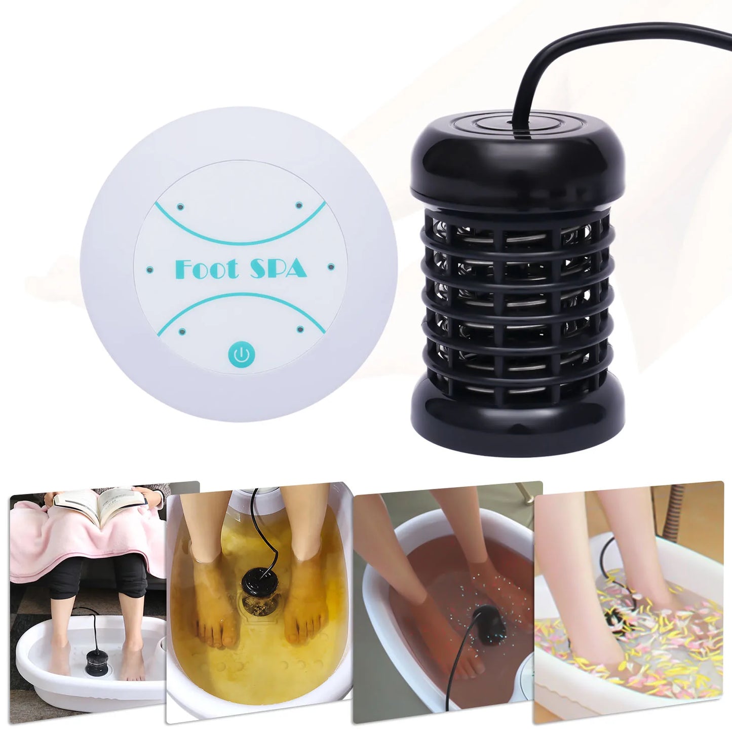 Ionic Detox Foot Bath Spa Machine Portable Salon Ion Aqua Foot Bath Cleanse Hine Beauty Kit