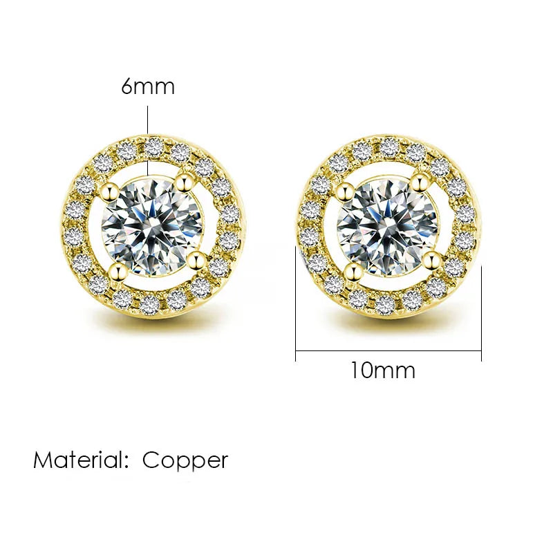 Hip-hop Ice Studded Earring for Men