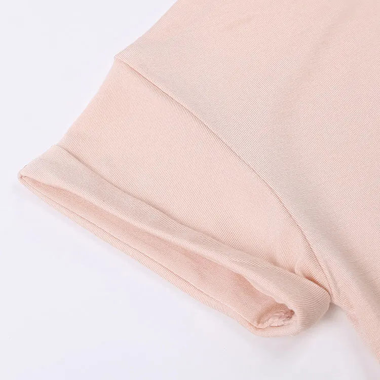 Bamboo Fiber Baby Girl Bodysuit Fashion Solid Short Sleeve Baby Boy Clothes Summer Newborn Clothes Knitted Romper 3-24 Months