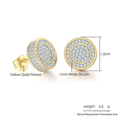 Hip-hop Ice Studded Earring for Men