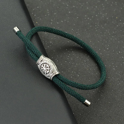 Noter Unique Rope Bracelet Men Handmade Adjustable Viking Braslet Homme Festival Accessories Husband Gift Pulsera Hombre Joias