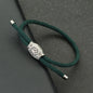 Noter Unique Rope Bracelet Men Handmade Adjustable Viking Braslet Homme Festival Accessories Husband Gift Pulsera Hombre Joias