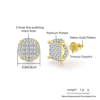 Hip-hop Ice Studded Earring for Men
