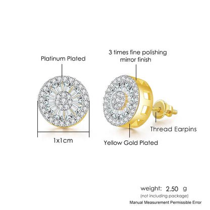 Hip-hop Ice Studded Earring for Men