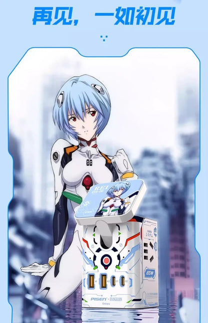 Cartoon Anime Neon Genesis Evangelion EVA Multi functional Socket Asuka Ayanami Desktop Decoration Mobile Computer Accessories