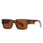 Midnite Star Ins Popular Fashion Square Rivets Men Sunglasses Vintage Punk Gradient Women Trending Dark Green Sun Glasses UV400