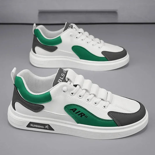 #Sapatos masculinos nova plataforma ao ar livre tênis moda confortável resistente ao desgaste couro do plutônio não deslizamento