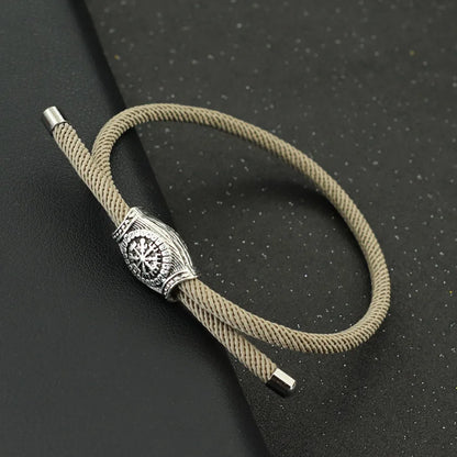 Noter Unique Rope Bracelet Men Handmade Adjustable Viking Braslet Homme Festival Accessories Husband Gift Pulsera Hombre Joias