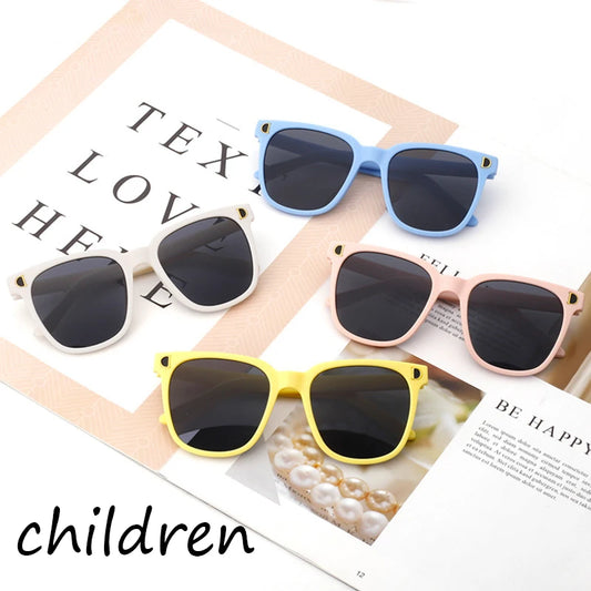 2025 fashion show cute baby sunscreen Sunglasses  new children's Sunglasses d family cool boys and girls fashion
