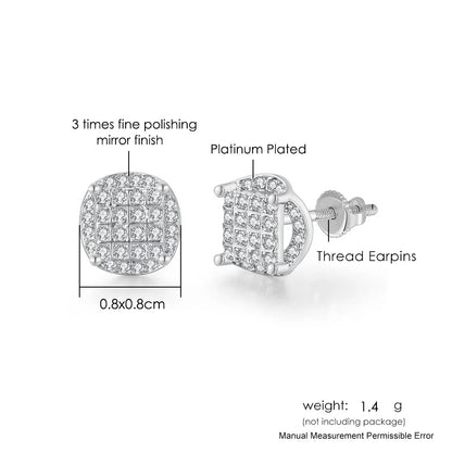 Hip-hop Ice Studded Earring for Men