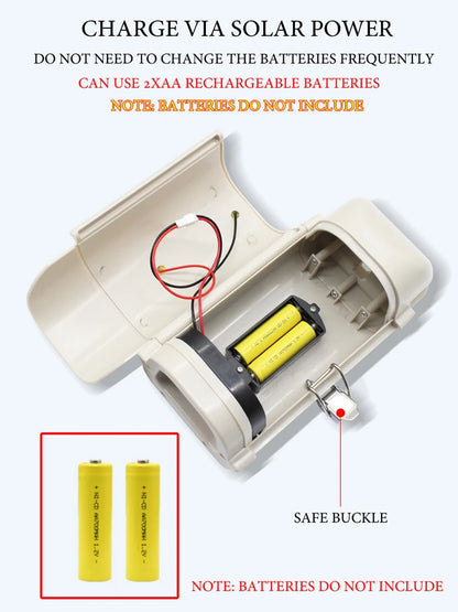 The solar energy Waterproof Fake Camera Two AA Battery LED Dummy Security Camera Ir Led Dome Camera Surveillance Camera